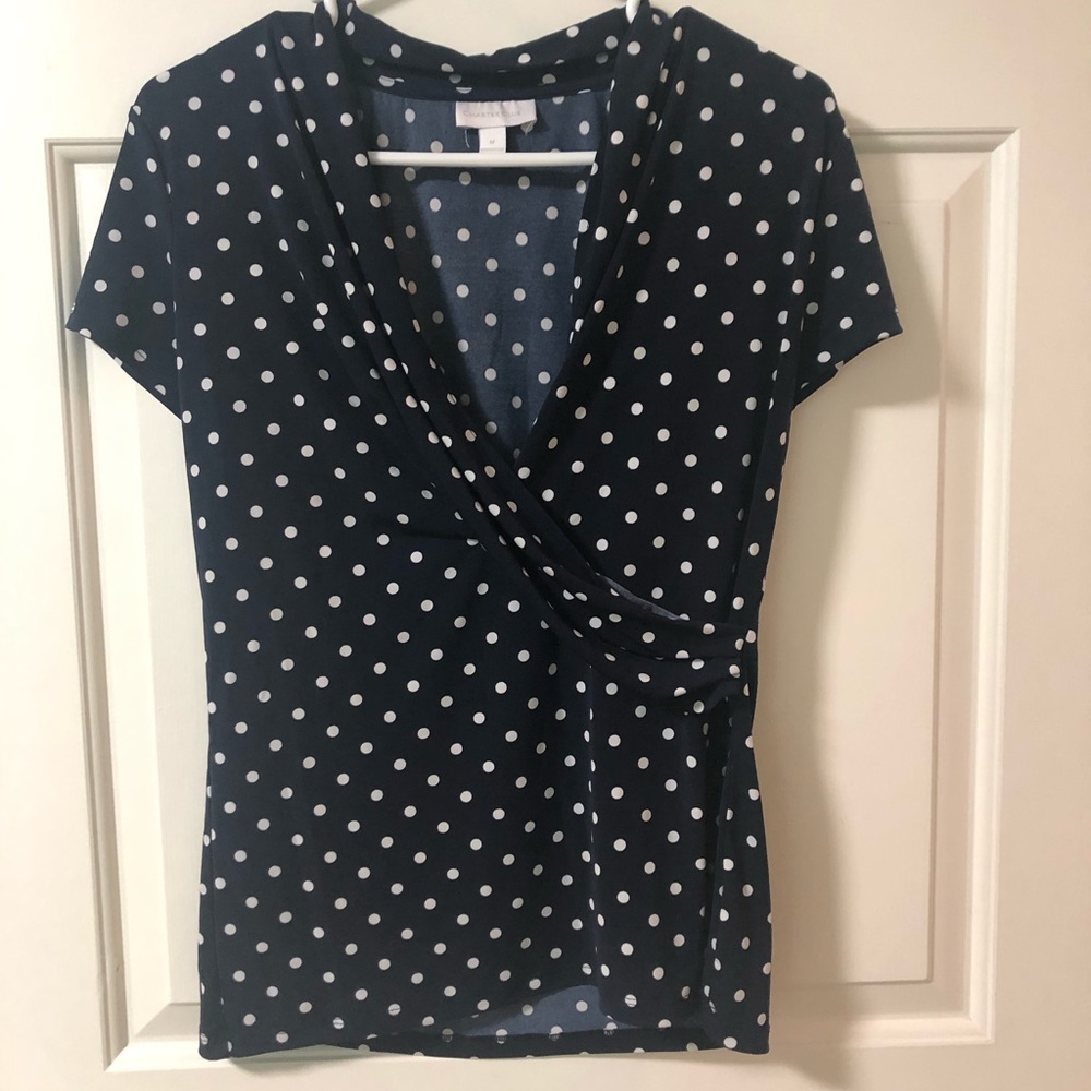 Polka dot blouse